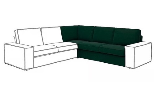 Nagelneu ikea kivik bezug - bezug, für