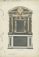 Im Stil von Thomas Fisher Aquarell Gemälde - Rochester Cathedral - Kent