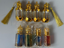 Leere Glasflaschen mit GLASSTÄBCHEN 3ml 6ml 12ml Attar Parfümöl
