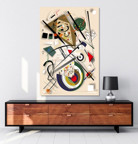 Acrylglas wandbild kandinsky - acrylglas,