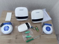 Senioren Notrufknopf  3 Sender 2 Empfänger SOS Alarm Hausnotruf