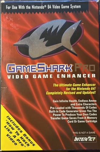Gameshark pro nintendo 64 - gameshark, v3.2