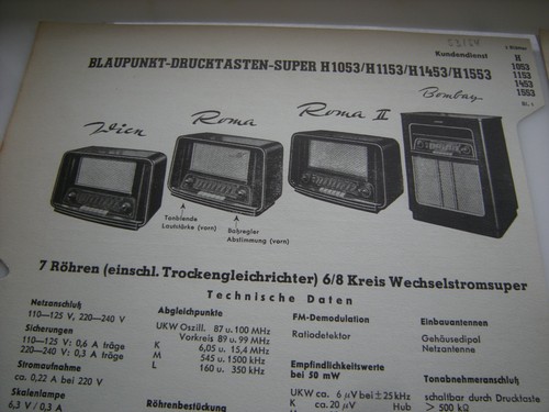 Blaupunkt berlin wien roma - blaupunkt,