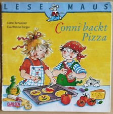 Buch - LeseMaus - Conni backt Pizza (Nr. 65)