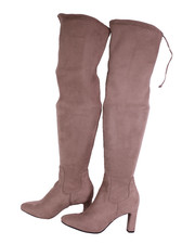 Overknee stiefel velours - h&m,