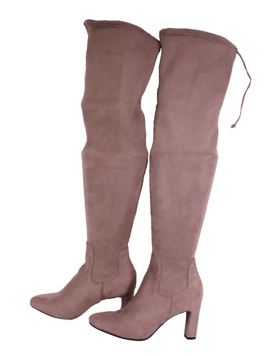 Overknee stiefel velours - ,
