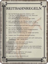 Blechschild 40x30 cm