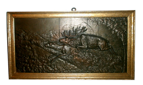 Reliefbild jagdbild wandbild - jagdbild,