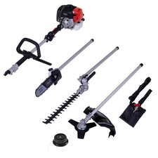 Scheppach 4in1 Benzin Motorsense MT33P Hochentaster Heckenschere Kettensäge