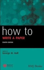 How to Write a Paper (How -