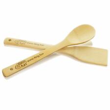 Pfannenwender Kochlöffel Küchenhelfer Bambus Set Rührlöffel 30 cm Kochbesteck