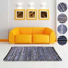 Teppich Läufer Jeansteppich