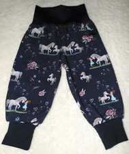 Hose ♥ Pumphose ♥ Mitwachshose ♥  Pferdchen  ♥ Dunkelblau ♥  handmade