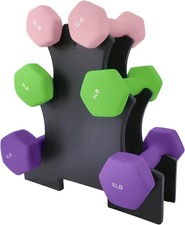 Neopren Hantelset mit Ständer