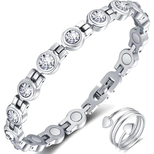 Damen titanstahl magnetarmband - damen,