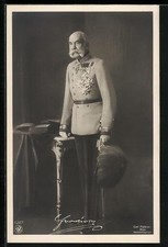 Kaiser Franz Josef I. von Österreich in Gala-Uniform, Ansichtskarte 