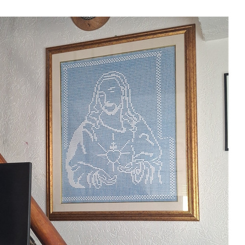 Gerahmtes wandbild jesus - wandbild,