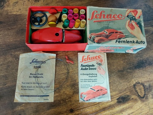 Schuco 3000 fernlenk auto - schuco, rot