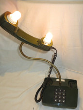 Telefon FE TAP 0111 Vintage Retro Tasten Lampe Umbau Laden Deko