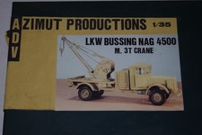 ADV Azimut LKW Büssing NAG 4500 w/ 3t Kran Resin 1:35 NEU mit OVP