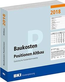 Bki baukosten positionen - bki,