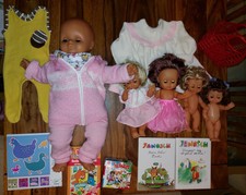 Mädchen Puppen 10-tlg- Paket