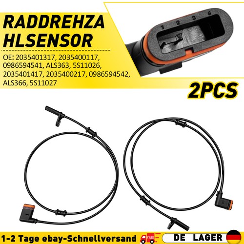 Abs sensor hinten a2035401317 - abs,