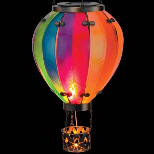 Heißluftballon solarleuchte - heißluftballon,