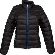 Alvivo Helsinki Daunenjacke Winterjacke schwarz/türkis Gr. S 36 TOP