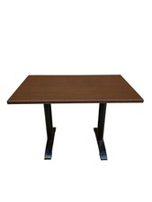 Schokoladenbrauner Tisch I 70 x110 cm geeignet für Restaurant, Café, Bistro, Kneipe 