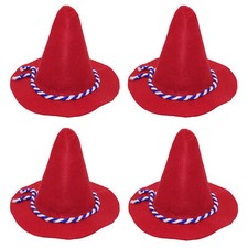 4x Roter Bavaria Seppelhut /