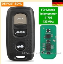 Auto Fernbedienung Funkschlüssel Platine für MAZDA Für Mazda MX5 MK2 323 433Mhz 