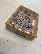 10 x KNÖPFE HELLGRAU 14mm