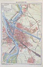 antike Landkarte: Stadtplan