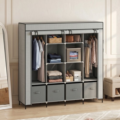 Homcom stoffschrank - homcom,