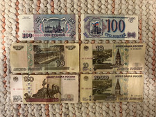 Rubel. Russland. Geld. Scheine. Diverse.
