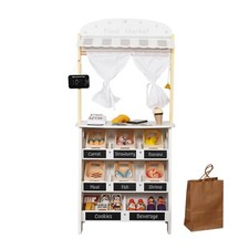 Kaufladen HOLZ Registrierkasse Supermarkt Zubehör Terminal Obst SOUNDEFFEKTEN🍒