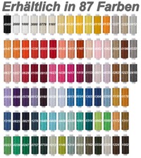 Troja Qualitätsnähgarn No.100 / 100 Prozent Polyester 500 m / Farbe frei wählbar