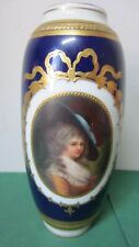 Antike Porzellan Vase Duchess of Devonshire  kobaldblau Ackermann & Fritze