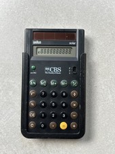 Braun Solar Taschenrechner 4