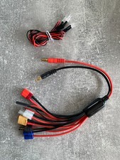 RC Akku-Ladegerät-Steckverbinder-Splitter-Kabel, 8 in 1, TRX, Tamiya, EC3, JST