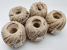 5x WBV Naturfaser Bindfaden Extrastark 60m dreifach gedreht #KT8146X