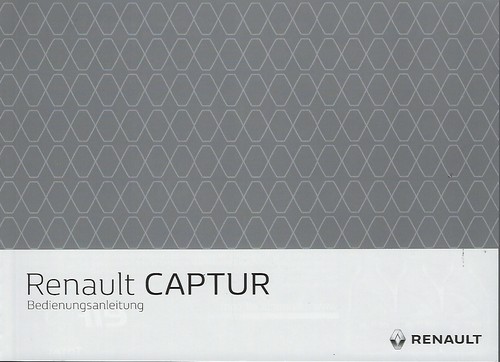 Renault captur owners manual - renault, 2