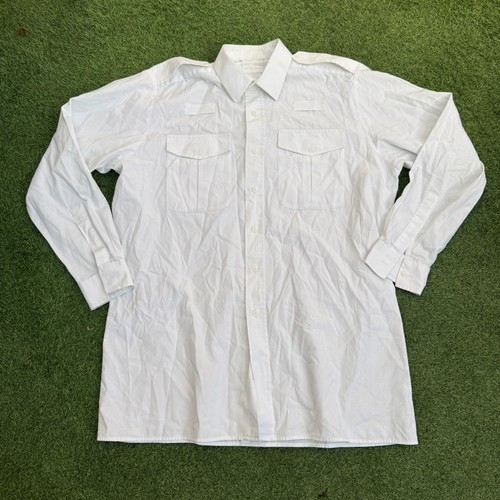 Weiße langarmhemd polycotton - weiße,