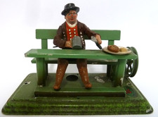 Doll Bierdrinker Bayer Dampfmodell Damo uralt handlackiert ca 1920 original Top