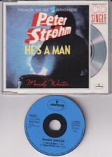 Mandy Winter – He's A Man - 2 Track 3"/inch Single CD 1989 OST PETER STROHM