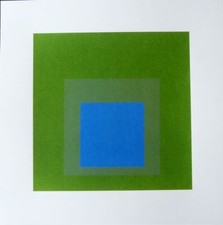 JOSEF ALBERS Farbdruck-Grafik