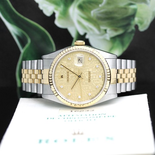 Rolex datejust stahl gold - rolex,