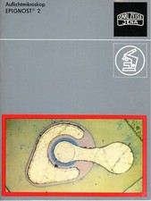 ZEISS JENA Prospekt AUFLICHTMIKROSKOP EPIGNOST 2 H HD E HS HM Mikroskop (Y4480