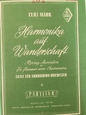 Harmonika auf Wanderschaft Curt Mahr Partitur + Stimmen Akkordeon Noten